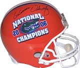 Urban Meyer Florida Gators Autographed National Championship Logo Full Size Helmet with GO GATORS Inscription