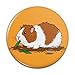 Guinea Pig Eating Pinback Button Pin Badge - 3
