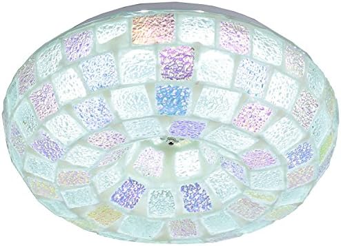 Magglo Lighting Childrens Bedroom Led Ceiling Light 8 Inch White Glass Lampshade