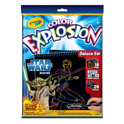 Crayola Color Explosion Star Wars Scenes Deluxe Set