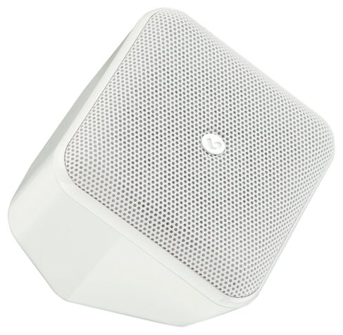 Boston Acoustics SoundWare Cube XS Satelliten Lautsprecher Hochglanz wei&szlig;