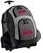 Ole Miss Rolling Backpack Deluxe Gray University of Mississippi - Our Best Backpacks Bags with Wheels or School Trolley Bags Carry-Ons - Unique Gifts