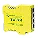 Brainboxes Switch - 4 ports - DIN rail mountable (SW-504)