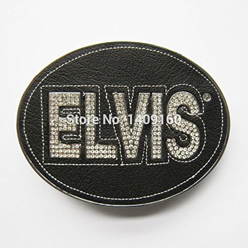 Men Belt Buckle Rhinestone Elvis Music Belt Buckle Gurtelschnalle Boucle de ceinture