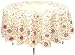 Round tablecloth 180cm, centred design, bias finishing