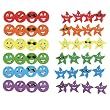 Trend T83905 Trend Stinky Stickers Variety Pack, Smiles & Stars, 648/pack