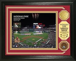 Nationals Park Inaugural Game Infield Dirt and Gold Coin Photo Mint