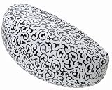 Large Clamshell Filigree Embossed Hard Sunglasses Case - 4 Colors