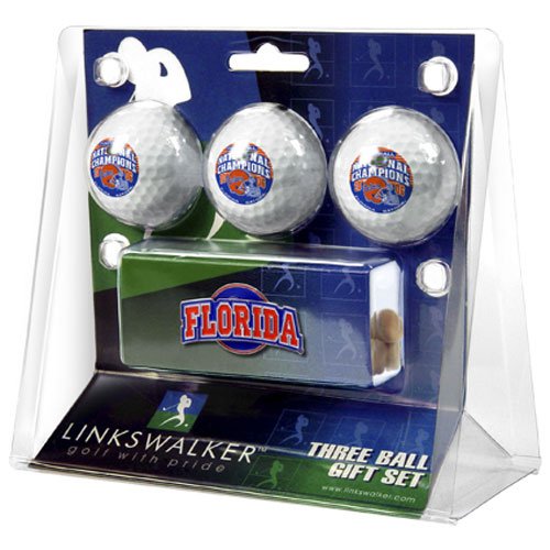 Florida Gators Ncaa 3 Golf Ball Gift Pack W/ Hat Clip