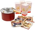 The Original Whirley Pop Stovetop Popcorn Popper Theater Style Popcorn Set