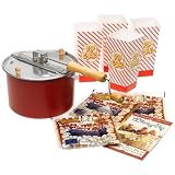 TheOriginalWhirleyPopStovetopPopcornPopperTheaterStylePopcornSet