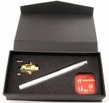 Pen Size Fishing Case Silver