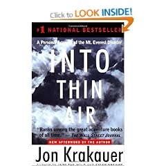 Into Thin Air: A Personal Account of the Mount Everest Disaster