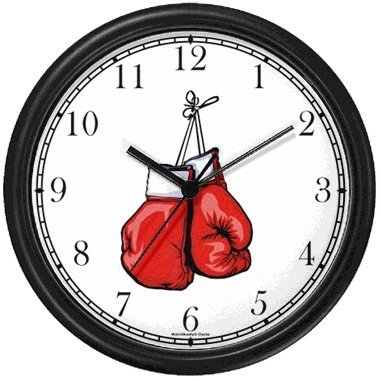 Pair of Red Boxing (Black Frame)