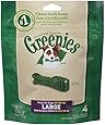 GREENIES Dental Chews Large Treats for Dogs - Mini TREAT-PAK Package 6 oz. 4 Count
