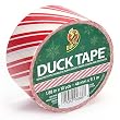 Duck Brand 280735 Candy Cane Printed Duct Tape, 10 yards Length x 1-7/8