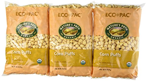 Nature's Path Organic Corn Puffs Cereal, 6-Ounce Bags (Pack of 12)