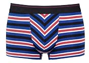 Chevron Striped Short Trunk Underwear