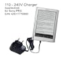 230V Netzteil PRS-350 PRS-650 eBook Reader Touch Digital Book. 220V Travelcharger f�r Sony E-Book 650 350 - Ladeger�t f�r die Steckdose. NEU 110V - 230V