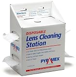 Lens Cleaning Station With 16 Oz. Cleaning Solution 1200 Tissues by Pyramex Safety