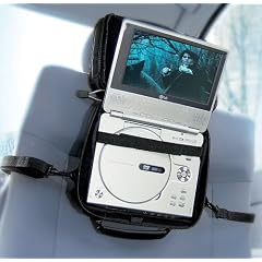 DVD-Player Tasche f�r tragbaren DVD-Player 5`` - 7``, 8 DVDs und Zubeh�r, BECO 783.00