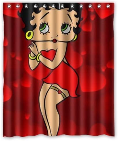 Window curtain drape Betty Boop
