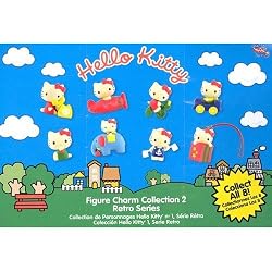 Hello Kitty Retro Series Figure Charm Collection 2 Set of 8 (Gachapon Toys)