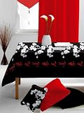 NAPPE ANTI-TACHES RECTANGLE 140x240 cm CANTON NOIR