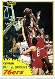 1981/82 Topps Basketball Card # 29 Darryl Dawkins Philadelphia 76ers In A Protective Display Case!