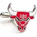 Chicago Bulls NBA Logo'd Executive Cufflinks w/Jewelry Box by Cuff Links