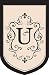 Regal Monogram Estate Flag - U