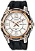 Casio Men's Core MTP1327-7A1V Black Resin Quartz Watch with White Dial