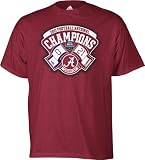 NCAA Men's Alabama Crimson Tide 2011 BCS National Champions Flags With Score Tee