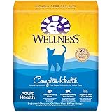 Wellness Complete Health Chicken & Rice Natural Dry Cat Food, 12-Pound Bag