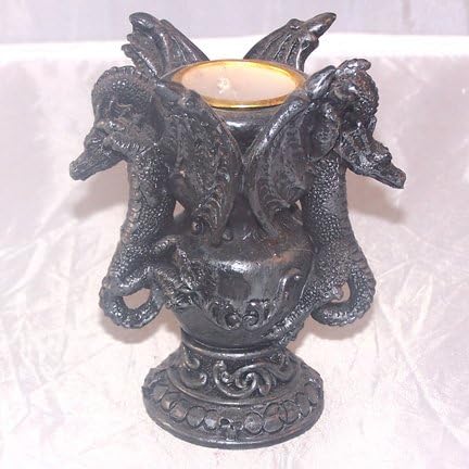 Gothic Dragon Candle Holder