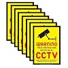Four CCTV Window Stickers / CCTV Signs
