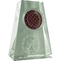 Steiner Sports NCAA Alabama Crimson Tide Logo Taper Crystal with Game Used Jersey
