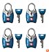 Master Lock 4689Q TSA Accepted Padlocks with Keys, 4-Pack