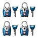 Master Lock 4689Q TSA Accepted Padlocks with Keys, 4-Pack