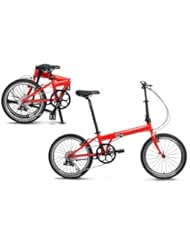 Sports: Dahon Speed P8 Folding Bike (20-Inch Wheel, Fire) - Dahon