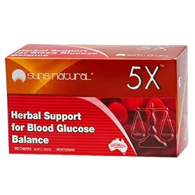 5X - A natural supplement that may help lower blood glucose levelsm from Australia.