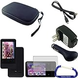(Save Today) Gizmo Dorks Hard Shell Case (Black), Silicone Cover (Black) Charging Bundle with Carabiner Key Chain for the Creative Zen Touch 2 MP3 Player Cheapest (Save Today) Gizmo Dorks Hard Shell Case (Black), Silicone Cover (Black) Charging Bundle with Carabiner Key Chain for the Creative Zen Touch 2 MP3 Player Cheapest