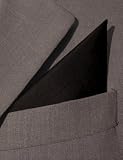 Classic Black Silk Handkerchief, 100% Silk - by Royal Silk
