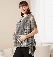 Maternity Chevron Print Top