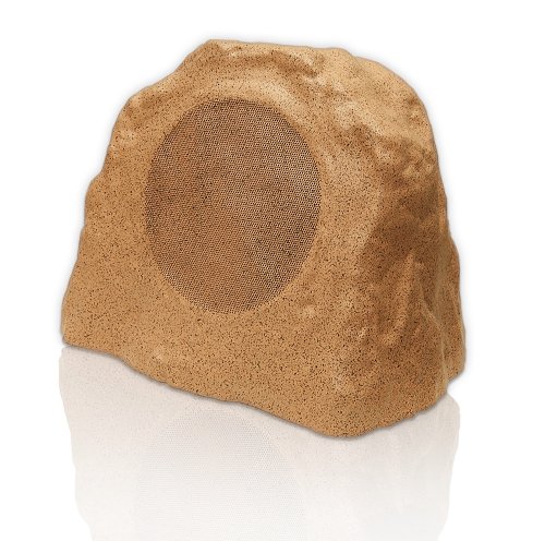 OSD Audio RX805 Weather Resistant Indoor/Outdoor Rock Speaker, Pair (Sandstone Brown)