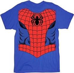 Marvel Comics Spider-man Red/Blue Costume T-Shirt Tee