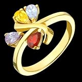 Brie - Elegant Gold Family Ring - Custom Made to your specifications!