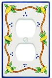 Atlas Homewares 3160 LOP Elba 4 7 8 Inch by 3 1 8 Inch Outlet Plate