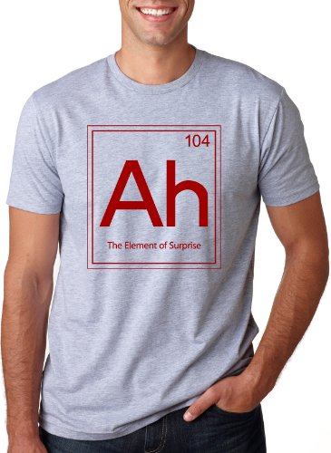 The Element Of Surprise T Shirt Funny Periodic Table Tee