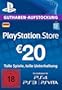 PlayStation Store Guthaben-Aufstockung 20 EUR [PS4, PS3, PS Vita PSN Code - deutsches Konto]